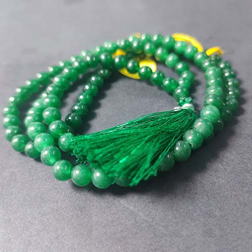 Green Agate 6mm Mala